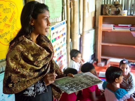 Bangladeshi Youth Leader Opens First Elementary School in her Community