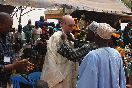 Thousands welcome U.S. Embassy Visit to Counterpart’s Food for Education in Cameroon