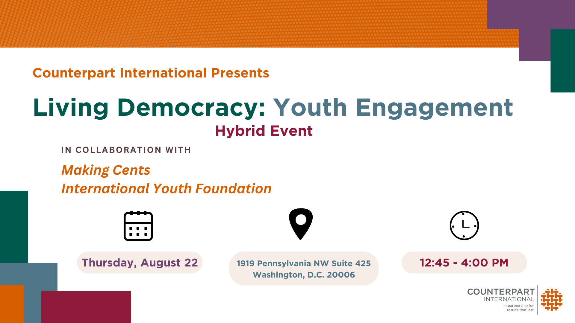 Living Democracy Youth Engagement Event Flyer (6)